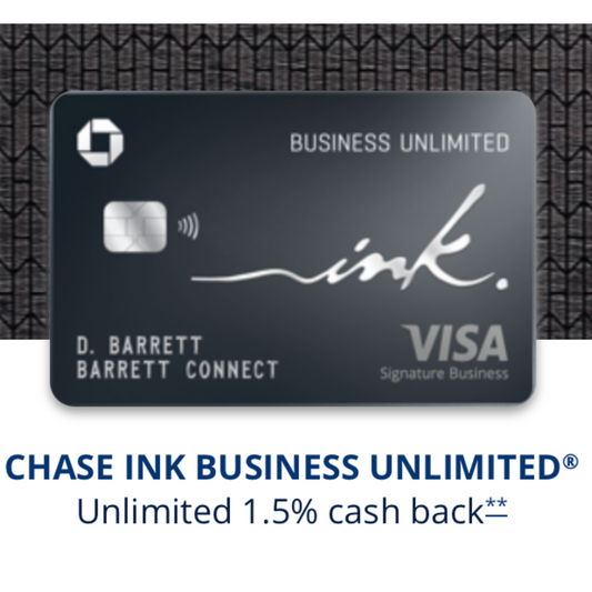 Chase Ink 0% Interest Credit Card