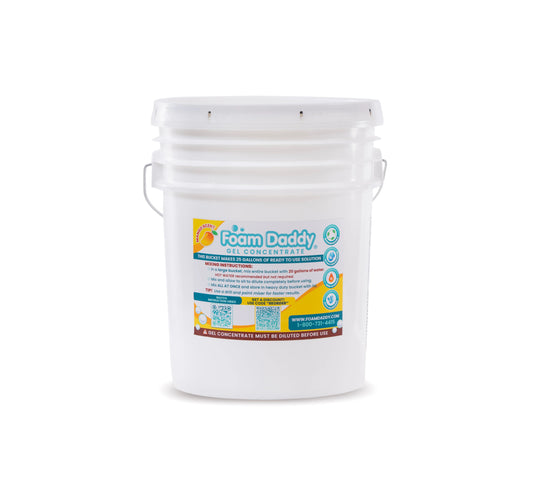 FoamDaddy Foam Gel - 5 Gallon Bucket (Mango Scented)