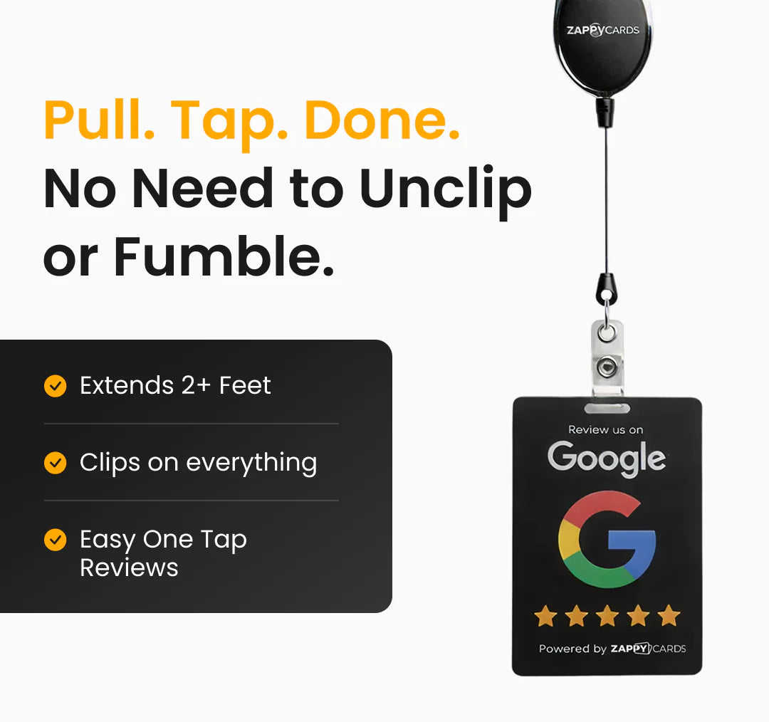 Zappy Card - More 5 Star Google Reviews Guaranteed