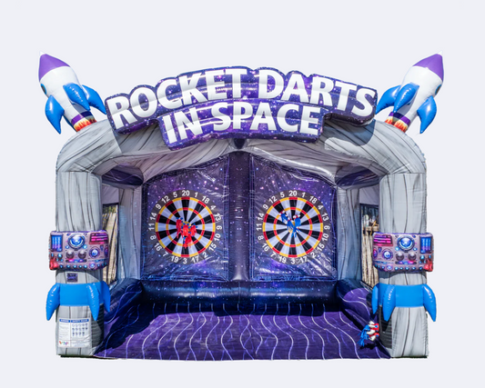 Rocket Darts in Space (Big & Bright)