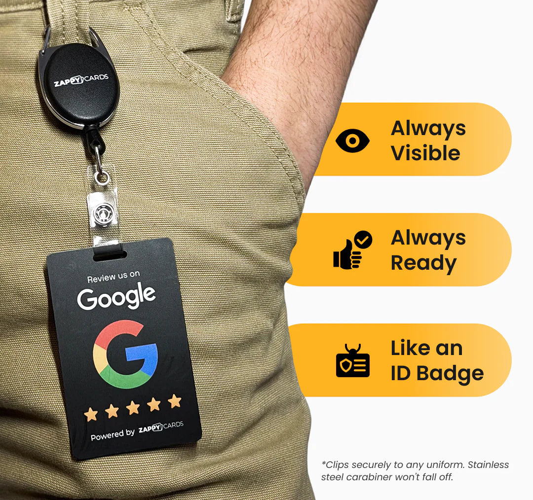Zappy Card - More 5 Star Google Reviews Guaranteed