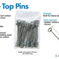 100 Tarp Stakes - Circle Tops