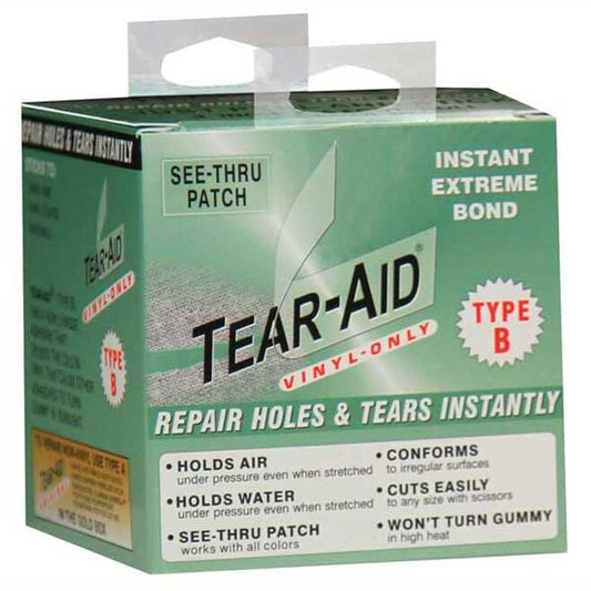 Tear Aid Type B vinyl repair tape 3 inch x 5 foot roll for inflatables bounce houses and pool floats
