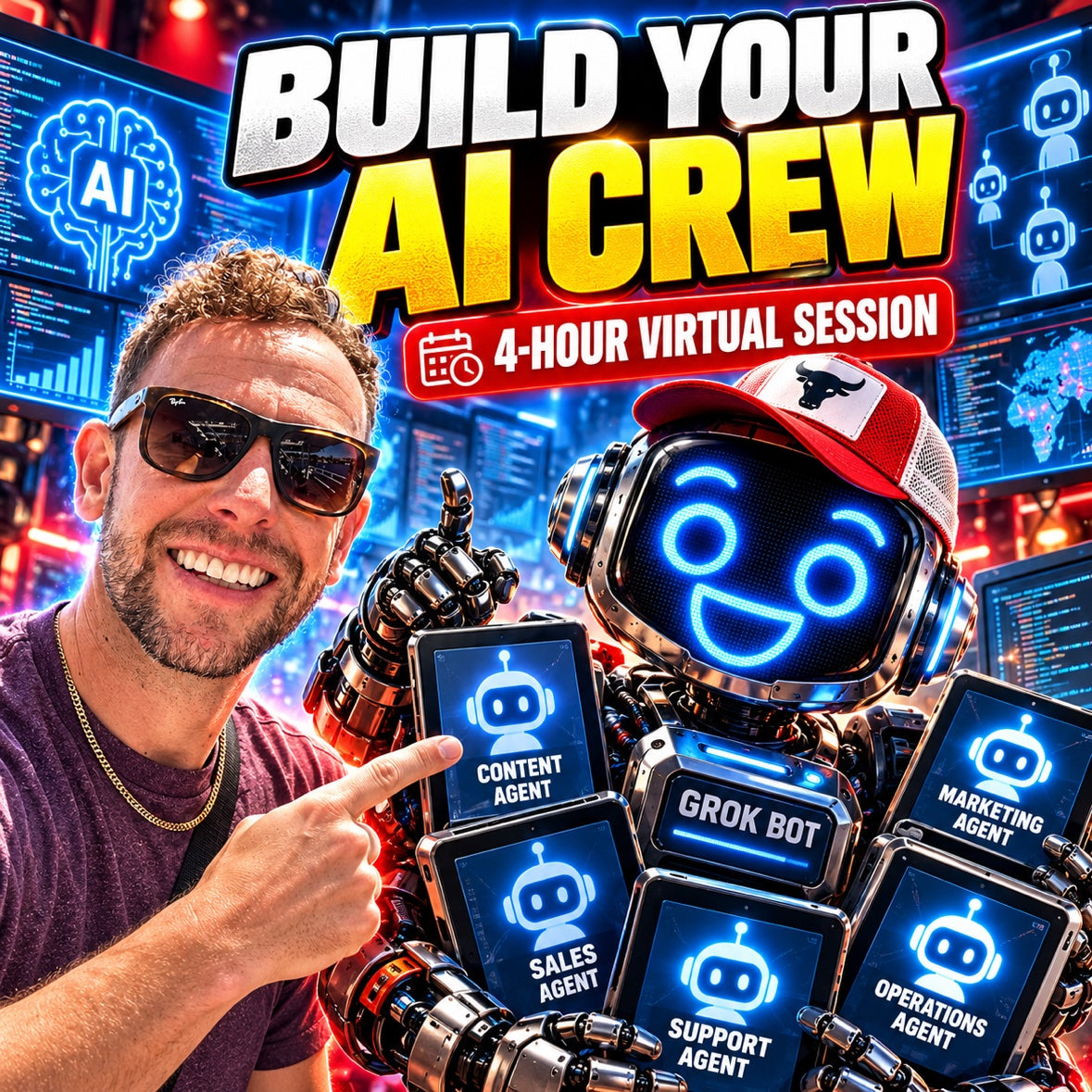 Build Your AI Crew - 4-hour virtual session replay